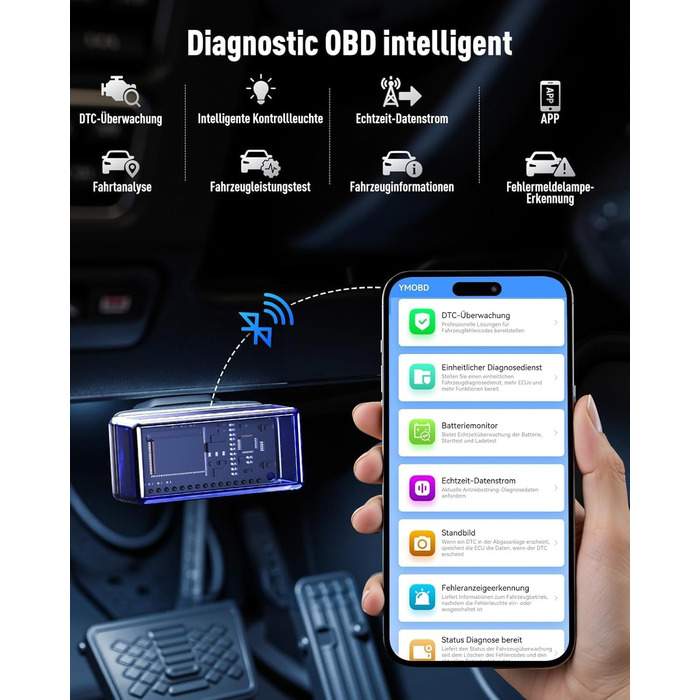 Powerbank для авто UTRAI 7000A з компресором та OBD-сканером: пускозарядний пристрій, LED-ліхтар 2000 люмен, 160W DC вихід (бензин/12L дизель)