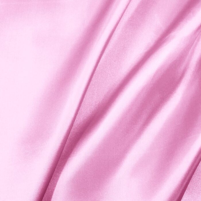 Aormenzy 50-Piece Light Pink Satin Napkins, 12 x 12 inches, Party Cloth Napkins, Square Satin Napkins, Dining Table Napkins, Soft Fabric Napkins for Wedding, Banquet, Party Decoration