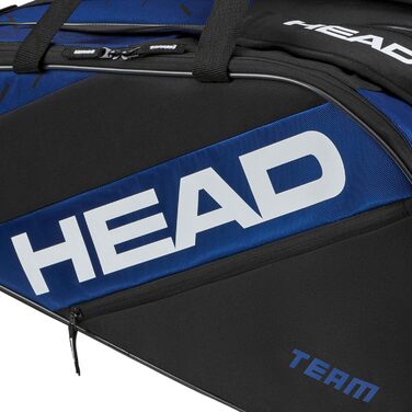 HEAD Team Racquet Bag L - Blau/Schwarz (Blue/Black) - Tennis Bag for Players