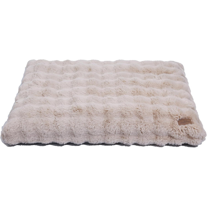 Килимок для собак BingoPaw: великий, миючий, м'який, водонепроникний, з антиковзаючою основою, 90x60x10 см (XL: 105x70x12 см, Бежевий)