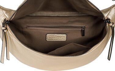 Сумка жіноча styleBREAKER на плече велика напівмісяць, кросбоді, золота - 37x17 см