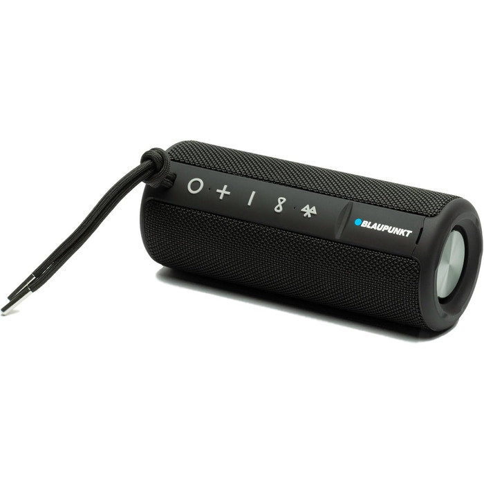 Портативна Bluetooth колонка Blaupunkt BT 214: бездротова, до 10 годин, Bluetooth 5.0, AUX, гучний зв'язок, чіткий звук, баси, чорна