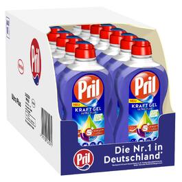 Засіб для миття посуду Pril 5 Plus Kraftgel Ultra Plus з активною формулою проти жиру, 450 мл (набір 16 шт)