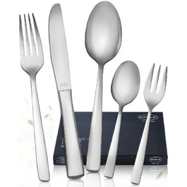 RÖSLE ELEGANCE Cutlery Set for 12 People – 60-Piece High-Gloss Polished Stainless Steel 18/10 Cutlery Set – Premium Cutlery Set, Dishwasher Safe, in Elegant Gift Box 60-Piece Dinner Cutlery