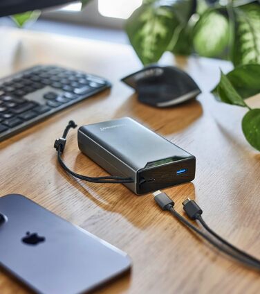 Powerbank Intenso F10000: акумулятор 10000mAh з PD 20W та QC 18W, USB-C та USB-A, жовтий
