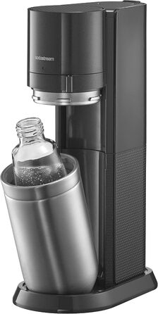 SodaStream DUO комплект: карбонізатор для води з циліндром CO2, 2 скляні пляшки 1л та 1 пластикова 1л (Titan)