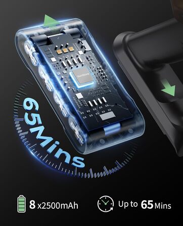 Бездротовий пилосос SunSare X7A: потужний, 45 kPa, 550 W, 60 хвилин, 7 в 1, з підзарядкою та самостійним паркуванням