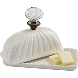Mud Pie Turkish Door Knob Butter Dish