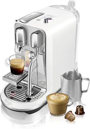 Кавомашина Sage Creatista Plus SNE800, перлинно-біла, автоматична, преміум-клас