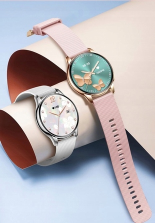 Смарт-годинник Torica SmartWatch AMOLED, 300 мАг, з функцією дзвінків та тонометром, золотий