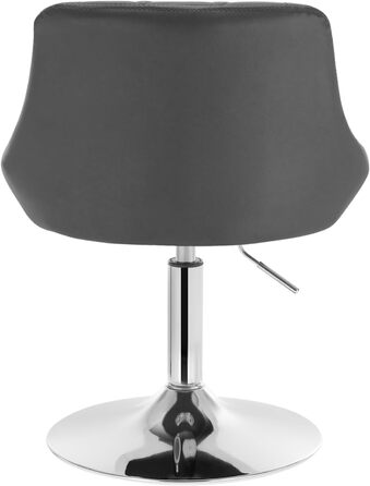 Adjustable Swivel Bar Stool with Backrest - Dark Green Faux Leather - WOLTU BH242dgn-2