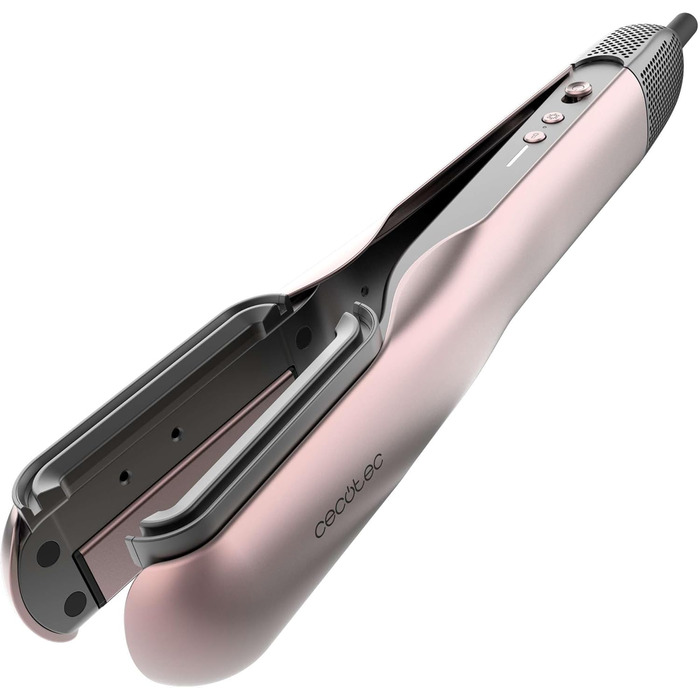 Випрямляч для волосся Cecotec AirLisse 2in1 ForceDry з феном, 1000 Вт, чорний - безсульфатний, з плазмою, 4 температури