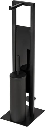 Набір для туалету WENKO Rivalta: настінний, з матовим покриттям, з склокераміки, чорний