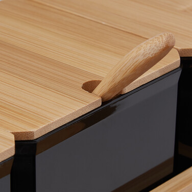 Relaxdays Spice Container Set with Spoon & Lid