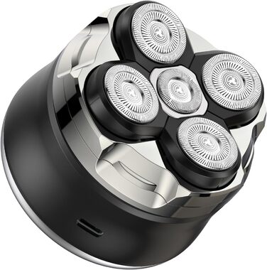 Електричний гоління голови Etrobot Glatzen Rasierer для чоловіків - вологостійкий, 5D, з LED-дисплеєм, MOJO 1 Wireless