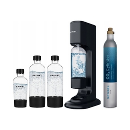 Сифон для газування води Spinel Soda з 3 пляшками BPA Free