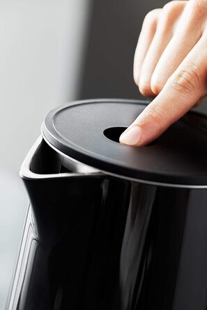 Krups Smart'n Light Kettle, 5 Temperatures, 1.7 Liter Capacity, Stainless Steel Interior, Double-Walled, Black, BW801810