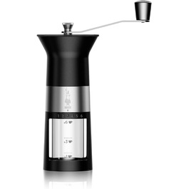 Ручний кавомол Bialetti з нержавіючої сталі, матовий чорний