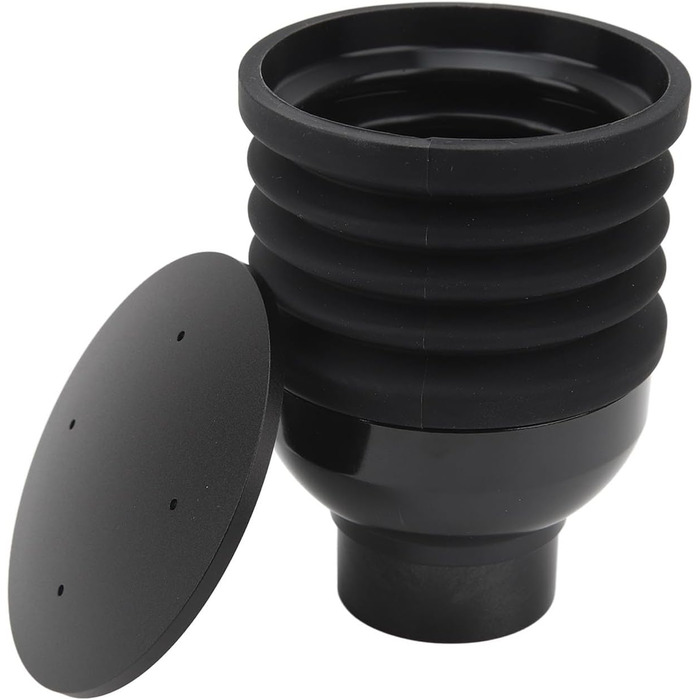 Single Dose Funnel for Coffee Grinder, 2-in-1 Coffee Grinder, Blower Bean Hopper with Silicone Bladder, Coffee Grinder Cleaning Tool for Eureka Mignon Manuale Silenzio