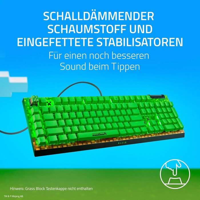 Механічна ігрова клавіатура Razer BlackWidow V4X з Green Clicky Switches (RGB Chroma, 6 макро-клавіші, Doubleshot ABS-клавіші, QWERTY US-розкладка)