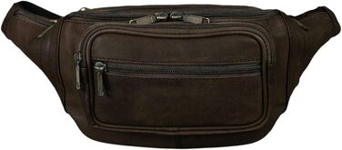 STILORD 'Maverick' - Сумка на пояс/Через плече з м'якої шкіри для чоловіків та жінок. Сумка на стегно, для камери, телефону, подорожей, фестивалів, трекінгу (Димно-коричнева)