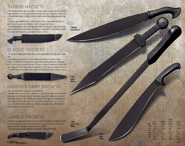 Мачете Cold Steel Jungle з вуглецевої сталі 1055, багато кольорів, універсальний розмір