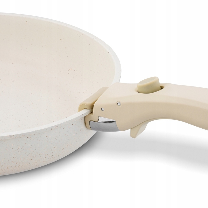 Набір сковорідок зі знімною ручкою Starke Pro Compacti Cream (20/24/28 см), 4 предмети