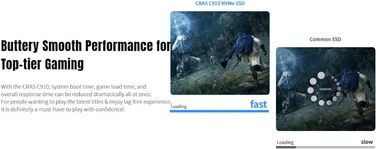 SSD KLEVV CRAS C910 1TB M.2 NVMe PCIe Gen4x4 з радіатором, до 5000 МБ/с