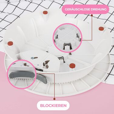 Wenburg Набір для приготування тортів: обертова платформа, декор, аксесуари, E-Book