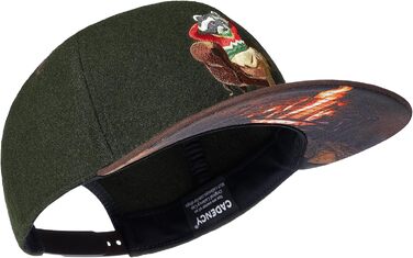 Кепки Snapback Cadency® для чоловіків та жінок, унікальні, з індивідуальним дизайном, бейсболки з прямим козирком, унісекс, регульовані, теплі зимові - темно-зелені