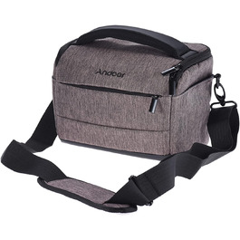 Сумка для камери Andoer: для Canon, Nikon, Sony, Fujifilm, Olympus, Panasonic (1 камера + 2 об'єктиви + аксесуари)