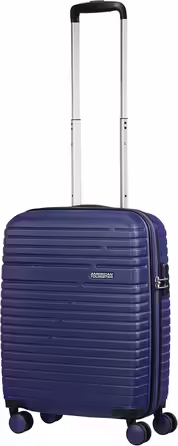 Валіза American Tourister Aero Racer Spinner 68, розширювана, 3.6 кг, 75.5 л, синя, 4 колеса