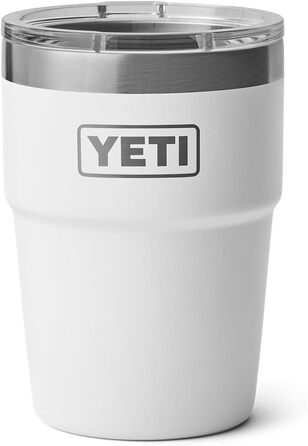 YETI Rambler Stackable Cup with MagSlider Lid - White, 16 oz