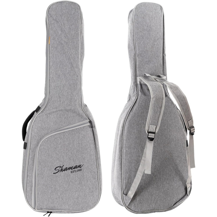 Чохол для гітари Shaman WGB-115 GY Premium-Line - Водовідштовхуючий, міцний, з рюкзак-переноскою та кишенею для аксесуарів