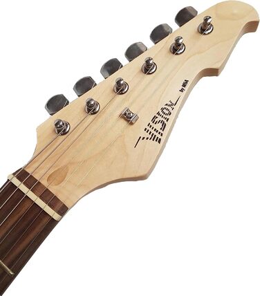 Електрогітара чорна - комплект з підсилювачем 20W, чохол, ремінь, струни, 3 медіатори St5 Black