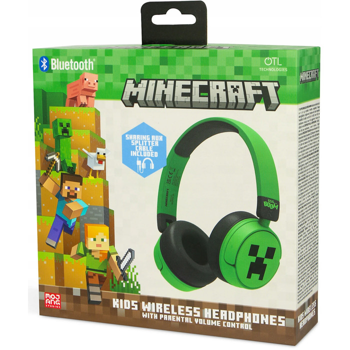 Бездротові навушники OTL Technologies Minecraft Creeper