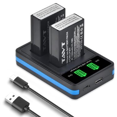 Комплект акумуляторів LP-E17 (2 шт) 1500mAh та зарядний пристрій для Canon EOS R100, R10, R50, RP, R8, 750D, 760D, 8000D, 77D, 200D, 250D, 800D, 850D, M3, M5, M6