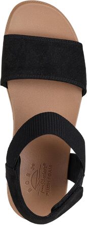 Сандалі жіночі Skechers Desert Kiss чорні, розмір 38.5 EU - Стильні повсякденні босоніжки
