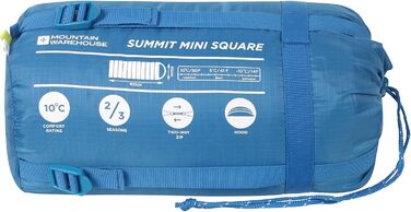 Дитячий спальний мішок Mountain Warehouse Summit - легкий, з кишенею, кобальт