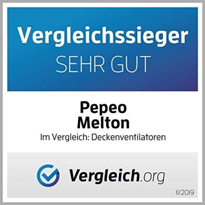 Стельовий вентилятор з підсвічуванням Melton, корпус латунь, лопаті коричнево/Wanaque, 132 см