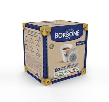 Кавові пади Caffè Borbone Blue Blend (Золота суміш), ESE система 44 мм, компостуювані, 50 шт.
