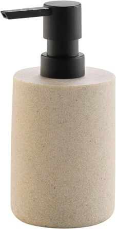 Дозатор для мила Douceur d'intérieur Granite, пісок, полірезин, 7x16 см
