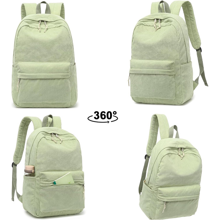 BTOOP Рюкзак унісекс 0122 (1 шт) 17' - трав'яний зелений