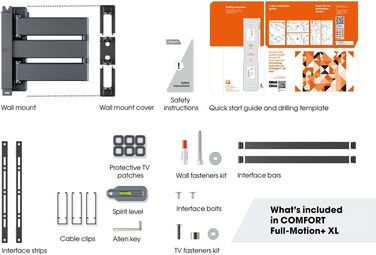 Настінне кріплення для телевізора Vogel's Comfort TVM 3445 Full-Motion 32-65