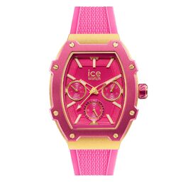 Жіночий кварцовий годинник Ice-Watch Ice Boliday з силіконовим ремінцем (Small, Рожевий)