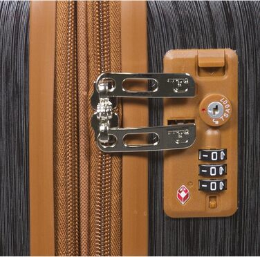 Набір валіз Dejuno Monroe New Generation 3 шт. з TSA замком, чорний