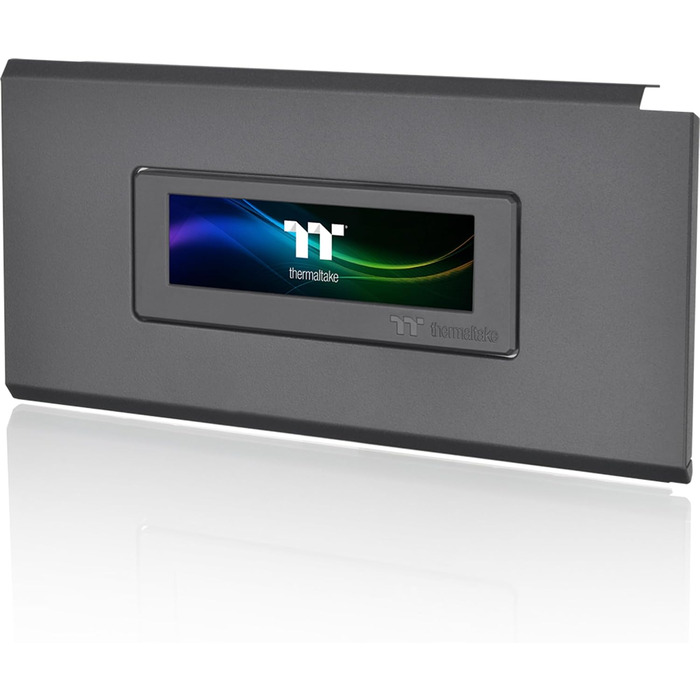 Корпус Thermaltake Ceres 500 TG ARGB Mid-Tower ATX/E-ATX, 4 ARGB вентилятори, загартоване скло, USB-C, LCD-панель (Black)