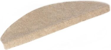 Килимок на сходи Andiamo Paris - набір 15 шт. - захист від подряпин та зносу, 23 x 65 см, бежевий