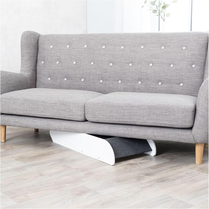 Сходи для тварин Trixie, складані, 4 сходинки, легкі, алюміній, портативні, білий колір