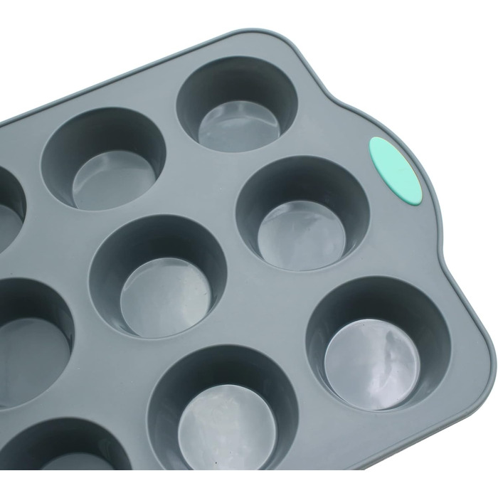 To encounter Silicone Muffin Tins, 2-Pack 12-Cup, Non-Stick Baking Pans, BPA-Free Muffin Tin with Metal-Reinforced Frame for Added Stability